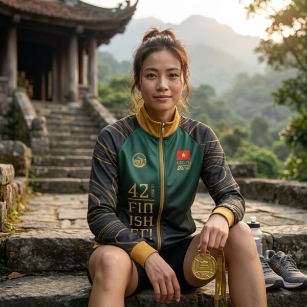 Custom-designed marathon running jacket - Image 3