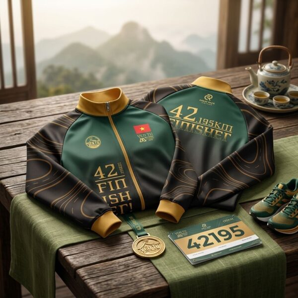 Custom-designed marathon running jacket - Image 2