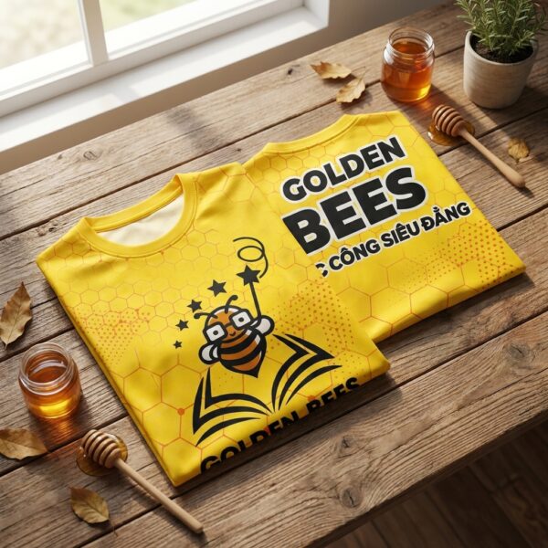 Áo Thun Đồng Phục Golden Bees Theo Yêu Cầu - Ảnh 4
