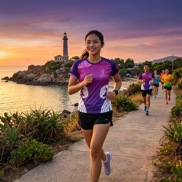Áo Finisher Vĩnh Thực Green Run - Ảnh 2